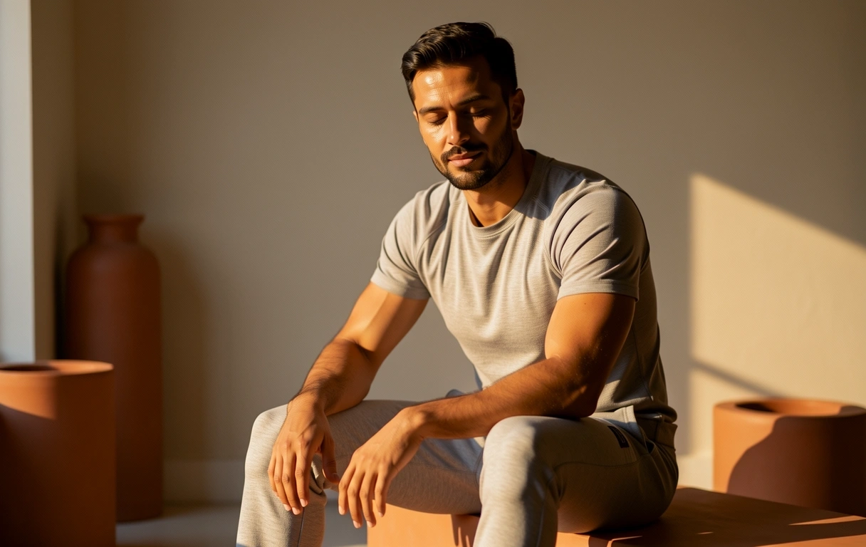 Portrait des Schlaftrainers in einer ruhigen Umgebung